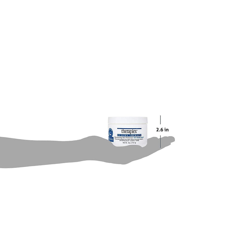 [Australia] - Theraplex Eczema Therapy (6 oz) - Moisturizing Skin Protectant with Natural Colloidal Oatmeal, Noncomedogenic, and Hypoallergenic, Fragrance-Free - National Eczema Association Seal of Approval 