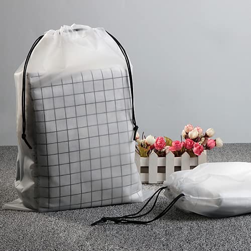 [Australia] - Shoe Bags Storage Bags Multifunctional Waterproof Cosmetic Bag Underwear Bag Travel Storage Bag Dust Proof Bag 10 Pcs Shoe Storage Bag 1 Transparent Matte 