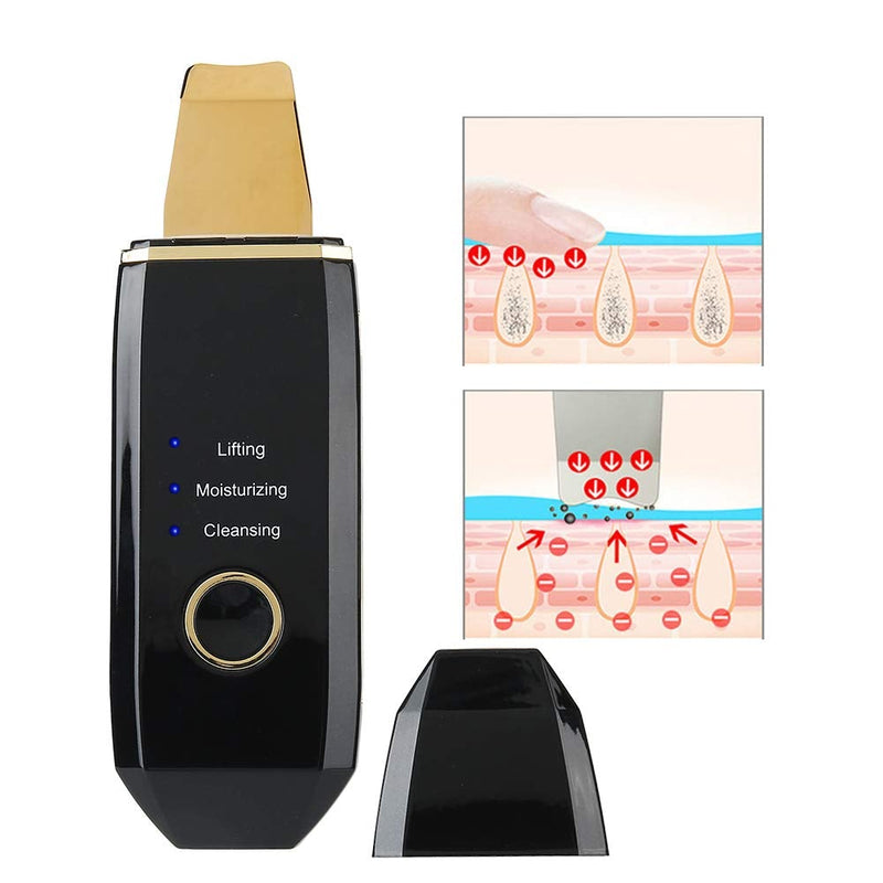 [Australia] - Skin Cleaning Device, 3 In 1 Ultrasonic Peeling Face Pore Cleaner, Skin Scrubber Ultrasound, Skin Cleaner Ultrasonic Pore Cleaner For For Face Cleaning And Care 