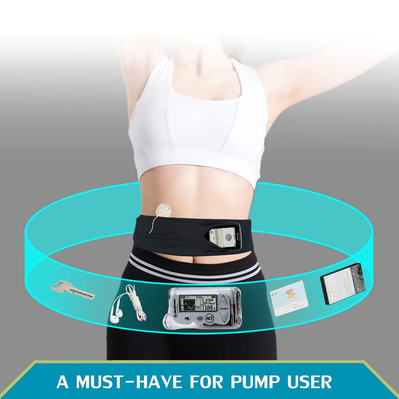[Australia] - Kids Insulin Pump Belt Adjustable Diabetic T1D Discreet Band Pouch Accessories Comfortable Holder Boys Girls, Small 