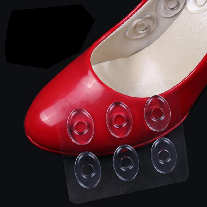 [Australia] - 36 Pieces Clear Gel Oval Foot Corn Rings Gel Cushions Pads Caps Gel Oval Foot Corn Rings Gel Cushions Pads Caps Remover Shoes Sticker Foot Protector Self Adhesive Back Heel Sticker 