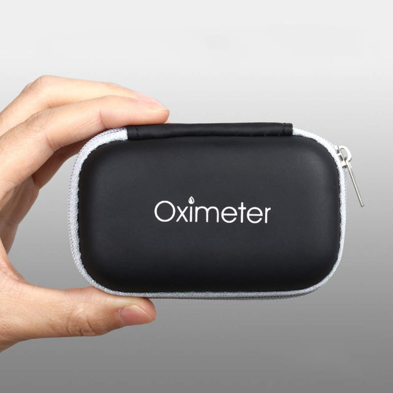 [Australia] - VOSAREA EVA Oximeter Storage Bag Fingertip Pulse Oximeter Protective Case Organizer Portable Zipper Carry Pouch Box for Blood Oxygen Saturation Monitor 