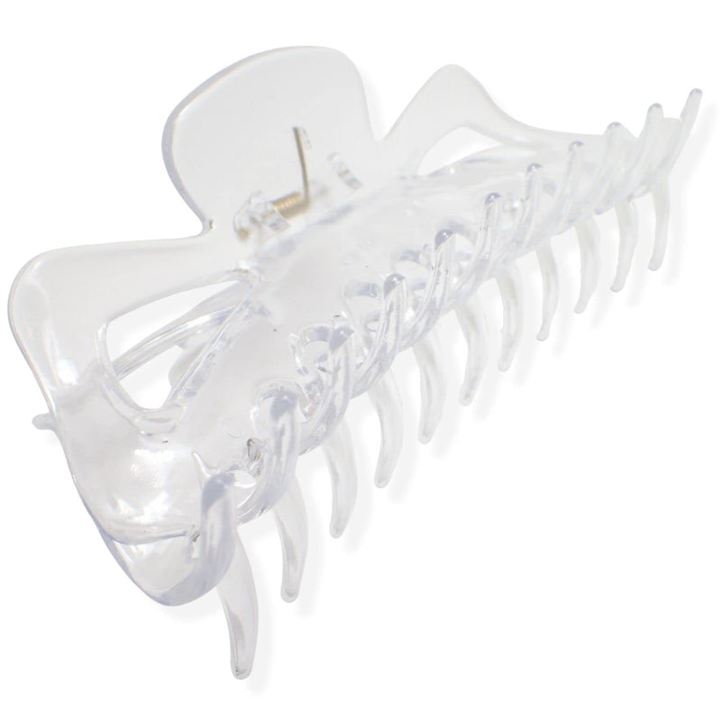 [Australia] - Topkids Accessories 14cm / 5.5" Extra Large Long Butterfly Claw Clip for Women and Girls with Thick Hair Clips Women Hair Grips Hair Claw Clips Hair Claws (Black + Tort Brown + Clear) Black + Tort Brown + Clear 