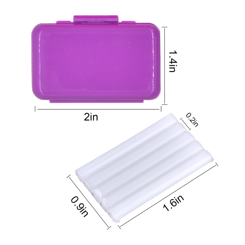 [Australia] - MIBICIRI 6 Boxes Dental Wax for Braces, Dental Cement Orthodontic Care Kits for Braces Protection Pain Relief (Grape Scent) Grape Scent 