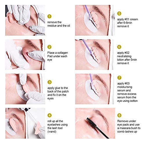 [Australia] - LASHVIEW Lash Lift Kit,Professional Eyelash Perm Kit,Liquid Set,Semi-Permanent,Curling Perming,Wave Lift Extension Perm Set 