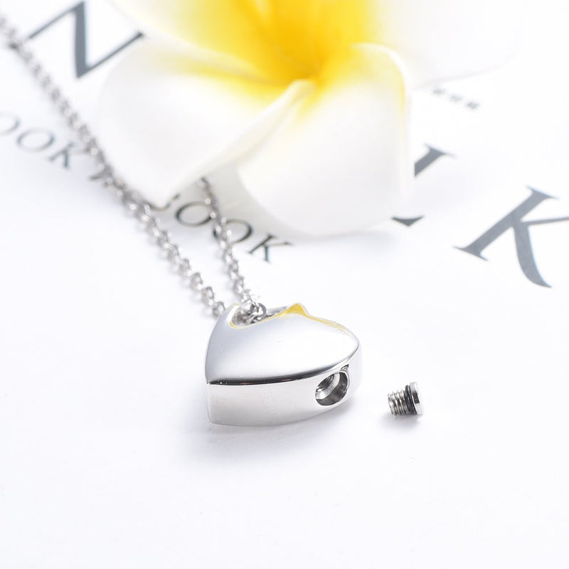 [Australia] - Heart Cremation Jewelry for Ashes Urn Keepsake Jewellery Ash Memorial Cremation Urns Pendant Necklace 