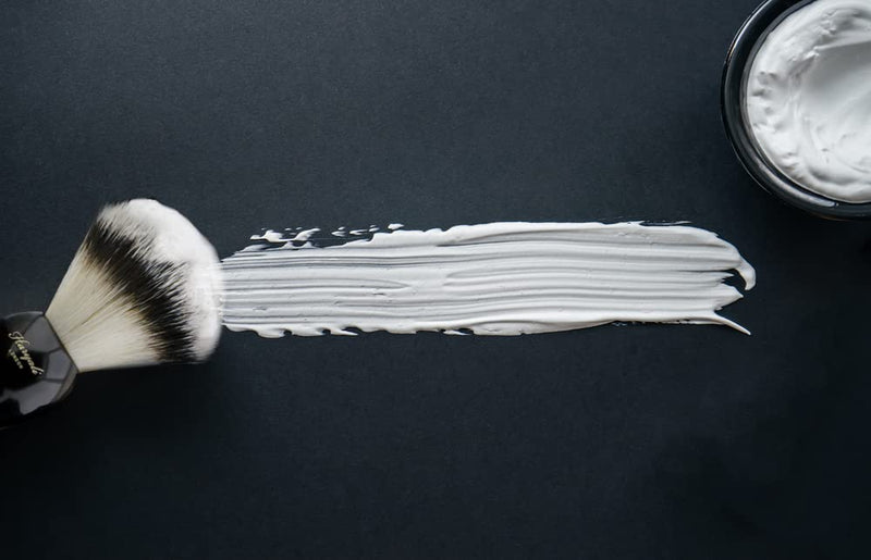 [Australia] - Haryali London Shaving Brush - Shaving Cream Brush - Synthetic Hair Shaving Brush - Mens Shaving Brush - and Womens - Shave Brush for Wet Shaving, Black 