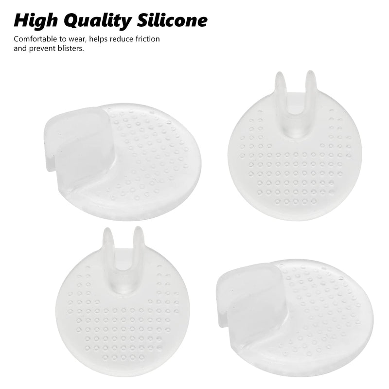 [Australia] - Silicone Thong Sandal Toe Protectors, 3 Pairs Clear Sandal Toes Seam Guard Pad Flip-Flop Sandal Flip Flops Gel Toe Guards Cushions for Foot Protection Y7JJD 