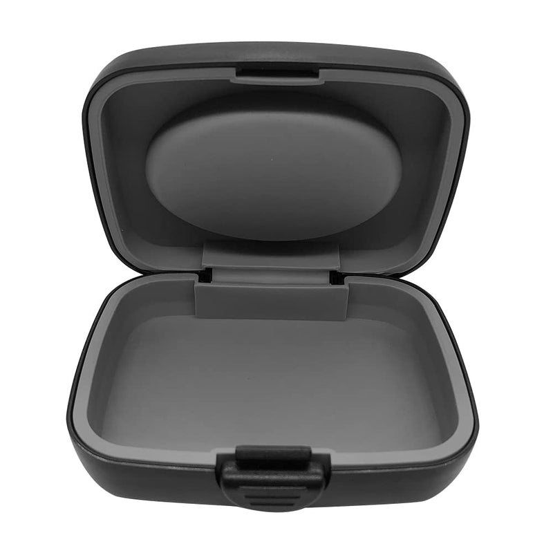 [Australia] - Portable Storage Carrying Case for All Brand Hearing Aid Amplifier / PSAP / BTE / ITE / ITC / CIC / RIC / RITE (Black) 