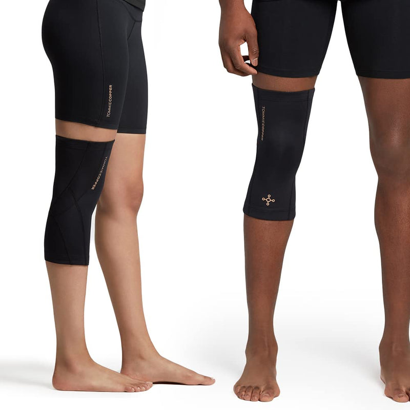 [Australia] - Tommie Copper Unisex Performance Compression Knee Sleeve - Black - XX-Large Black with Tonal Stitch 