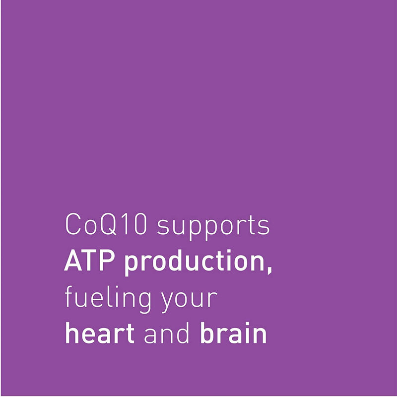 [Australia] - Natural Factors, Coenzyme Q10 100mg, CoQ10 Supplement for Energy, Heart and Antioxidant Support, 120 Softgels 120 Count (Pack of 1) 