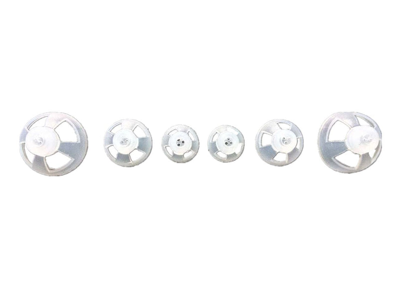 [Australia] - Jungle Care Hearing Aid Ear Piece Open Domes Set 6mm/9mm/12mm (3 Pairs) Comfortable PSAP (Personal Sound Amplifiers Product) Ear Tips Invisible, Perfect for Open Air (Open fit), Except for RIC 