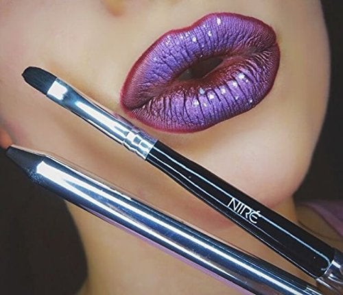 [Australia] - Nir√© Beauty Essential Eye Make Up Brushes Set: Professional Eye shadow Brush Kit with Tweezers, Professional Eyebrow Brush, Precision Eyeshadow Brushes, and Blending Brushes Rose Golden 