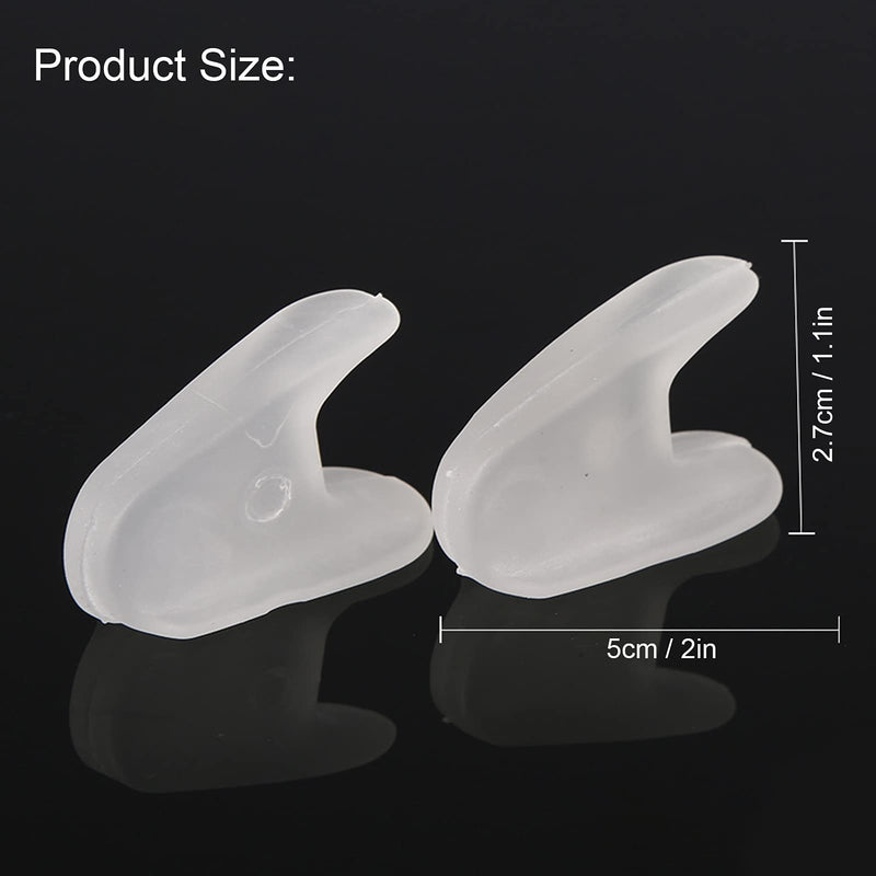 [Australia] - Toe Separator, ANGGREK Silicone Gel Hallux Valgus Separator Bunion Corrector Hammer Toe Separator Toe Spacers Pads for Foot Care Realign Crooked Toes(S) 