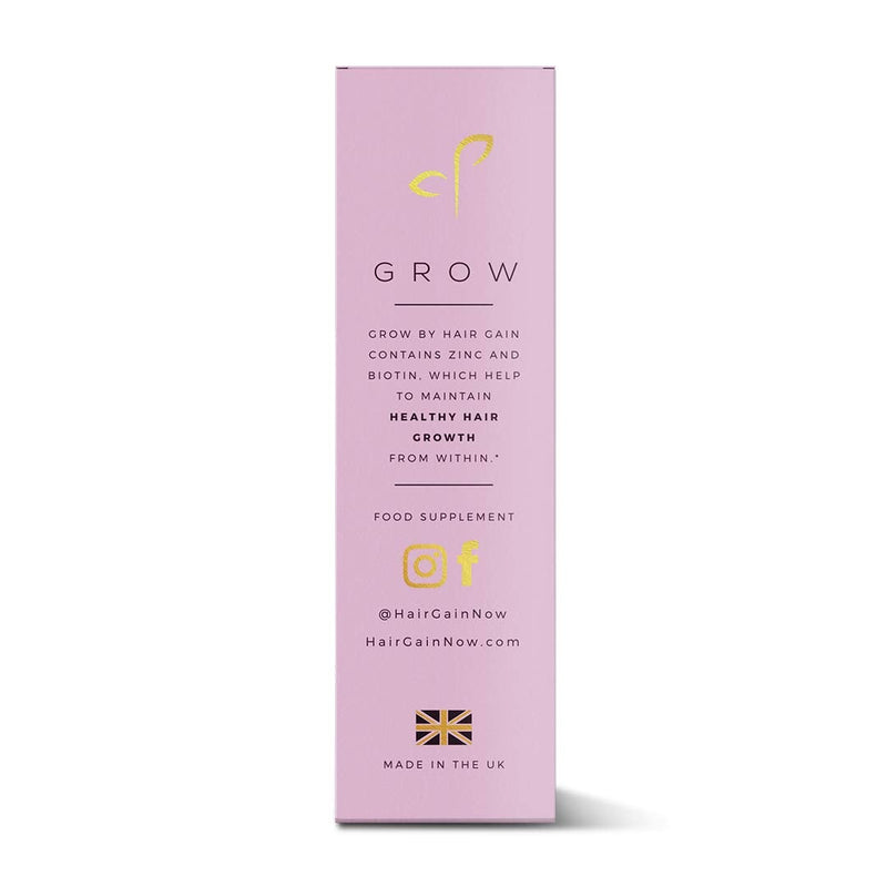 [Australia] - Grow by Hair Gain 1 Month supply 60 Capsules Fuller Thicker Hair in one month 