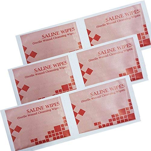 [Australia] - DermaStrip Premium Adhesive Wound Dressings with Free Saline Wipes - 5cm, 10cm, 15cm (10cm x 10cm - Box 25) 10x10 cm (Pack of 25) 