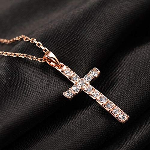 [Australia] - Youlixuess Style Design Fashion Rose Gold Pendant Necklace for Women Girls Jewelry Necklace 16 stainless-steel 