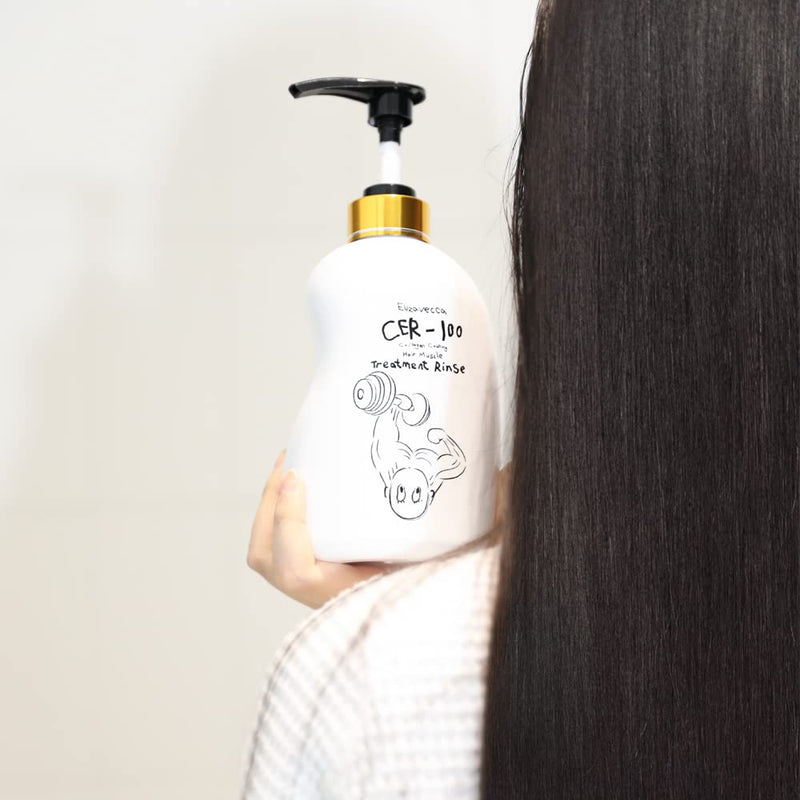 [Australia] - Elizavecca CER-100 Collagen Coating Hair Muscle Treatment Rinse 500ml/16.9 fl.oz. - Hair Treatment, for Dry Hair, K-Beauty 