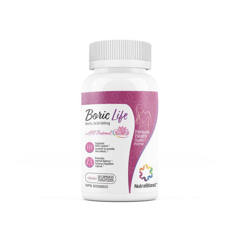 [Australia] - NutraBlast Boric Acid Vaginal Suppositories 600mg (30 Count) w/NutraBlast Disposable Vaginal Suppository Applicators (15-Pack) and Feminine pH Test Strips 3.0-5.5 (100 Tests Roll) 