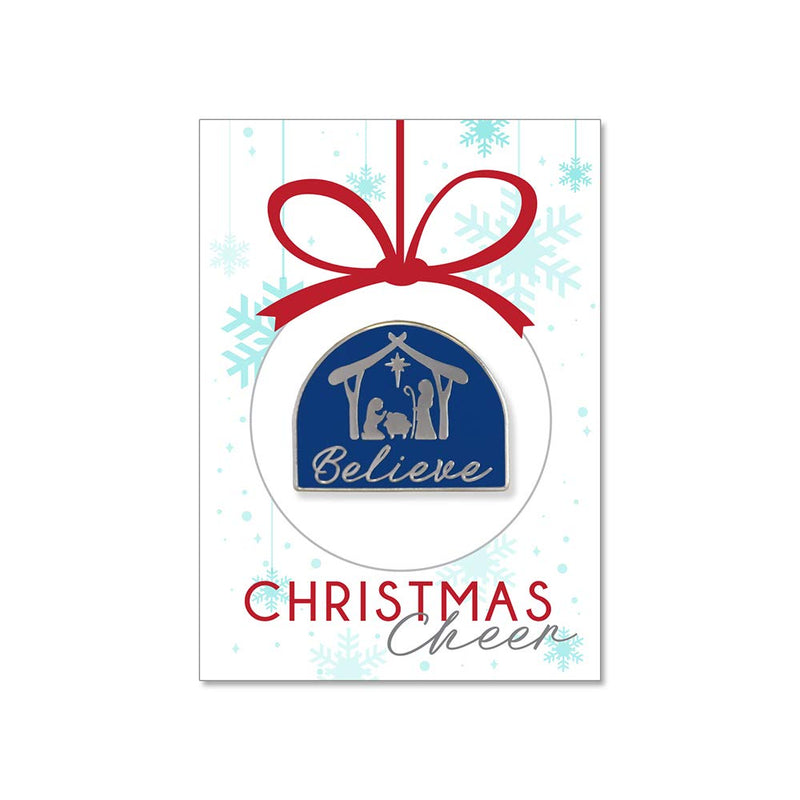 [Australia] - Lifebeats Believe Nativity Christmas Enamel Pin 