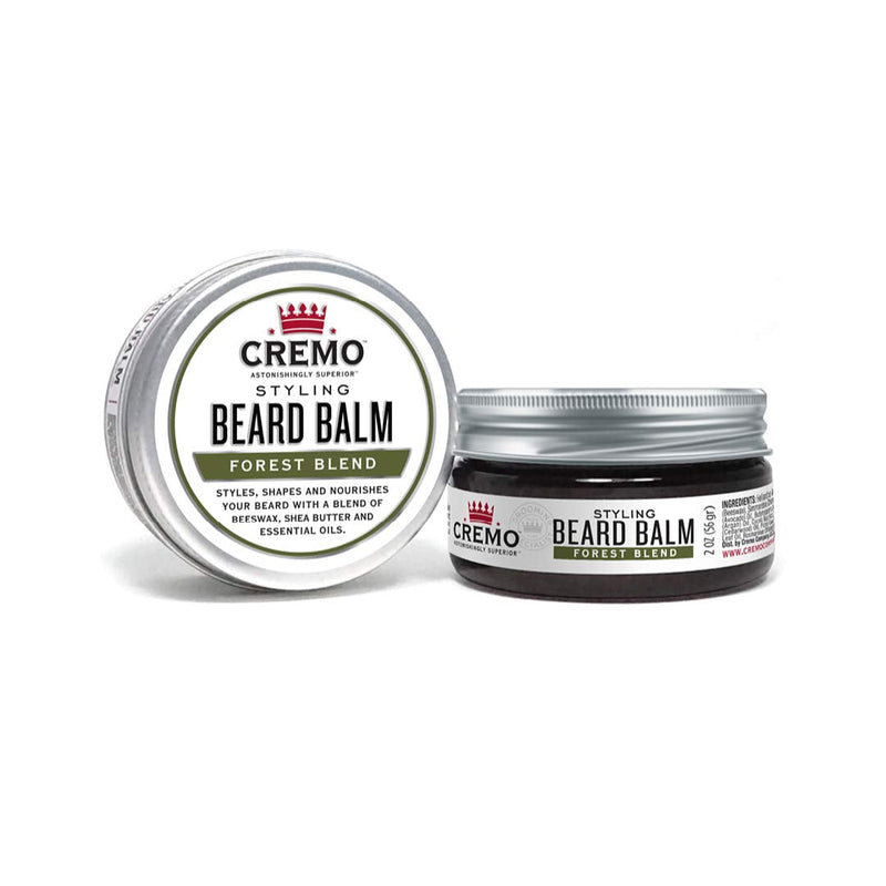 [Australia] - Cremo Styling Beard Balm, Forest Blend, Nourishes, Shapes And Moisturizes All Lengths Of Facial Hair, 2 Ounce 