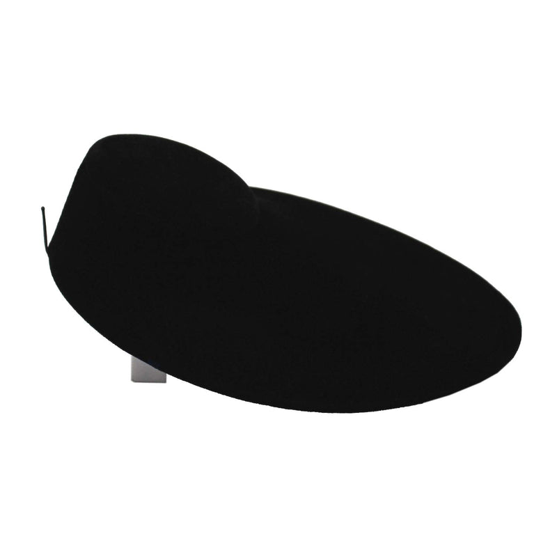 [Australia] - Mooca Black Velvet Lay Down Necklace Bust Display Jewelry Display Necklace Chain Jewelry Bust Display Holder Stand, 2 Pcs, Black Velvet 