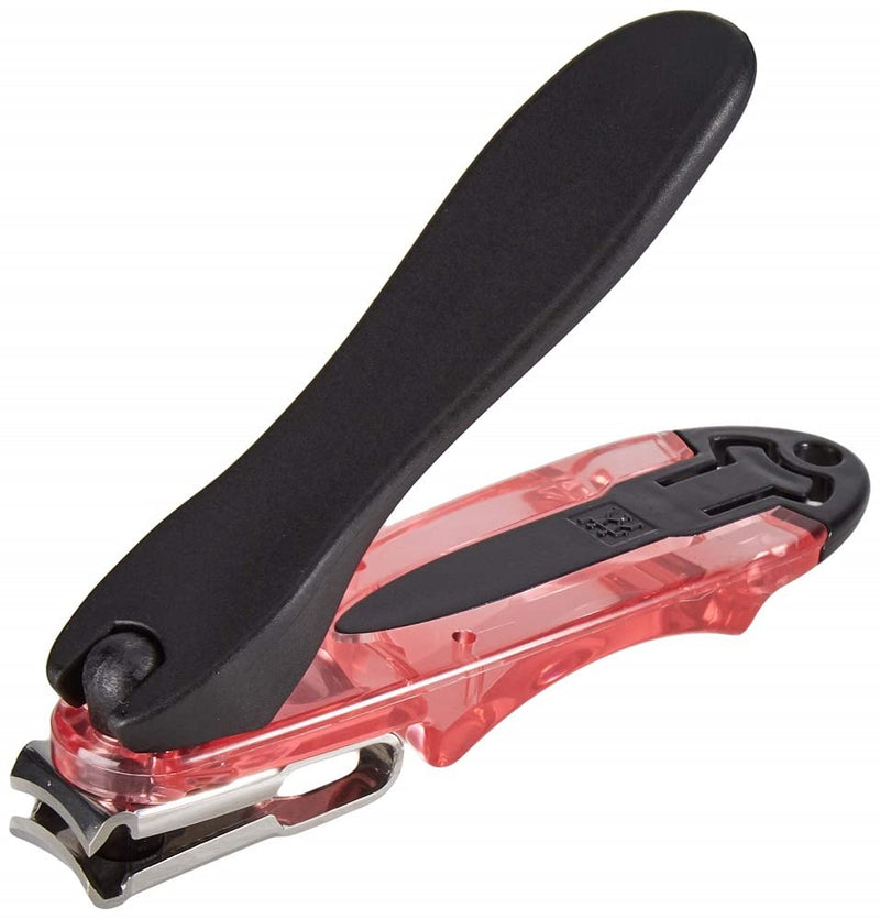 [Australia] - ZWILLING Nail Clippers Gift Set 2 Pieces with Nail Catcher and Integrated Nail File, Extra Sharp and Durable, Red 
