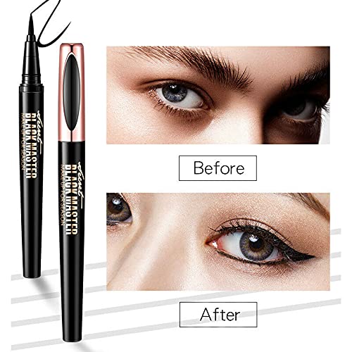 [Australia] - Macfee Eyeliner Black or Brown Waterproof Long Lasting Quick Drey Eyeliner Eye Makeup Cosmetic (Brown) 