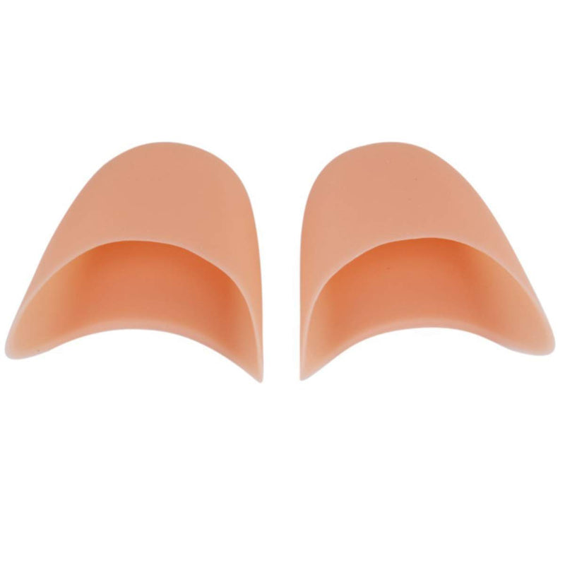 [Australia] - OSALADI 1 Pair of Silicon Gel Toe Caps Toe Pads Dance Athlete Shoe Pads Protector Pads for Ballet Pointe Shoes ( Nude ) 