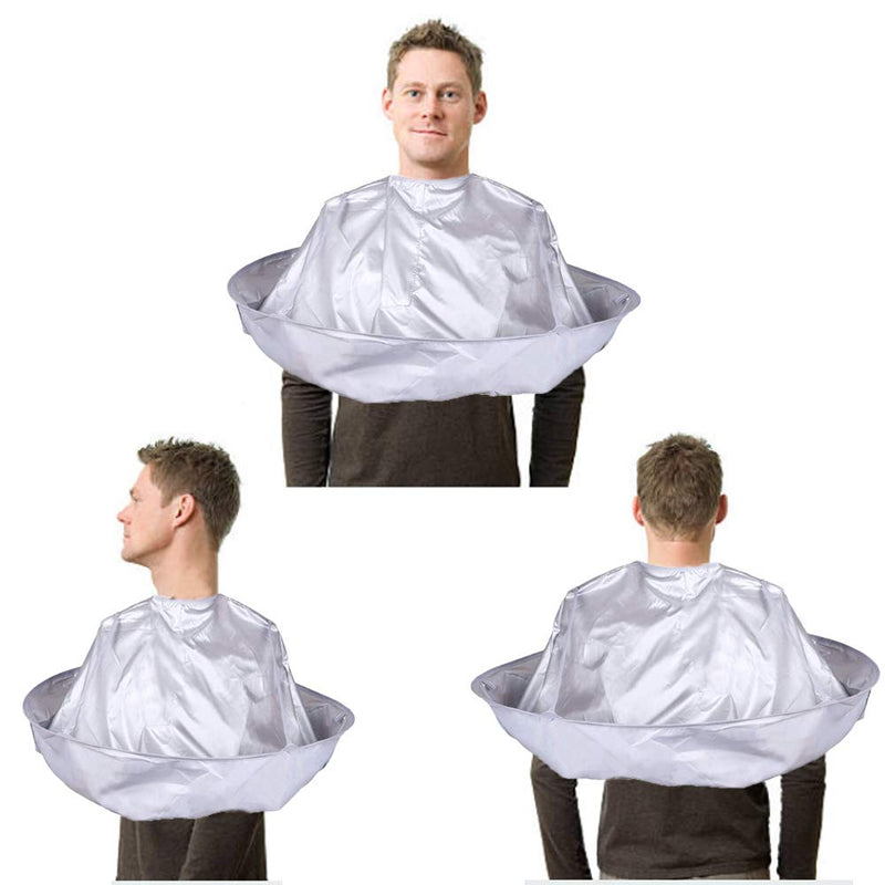 [Australia] - Hair Cutting Cape for Adult/Women/Men/Kids，Foldable Hairdressing Barber Salon Umbrella Cape Kit Keep Hair Off Clothes and Floor, Waterproof Haircut Accessories for Salon Barber and Home Stylists Use 