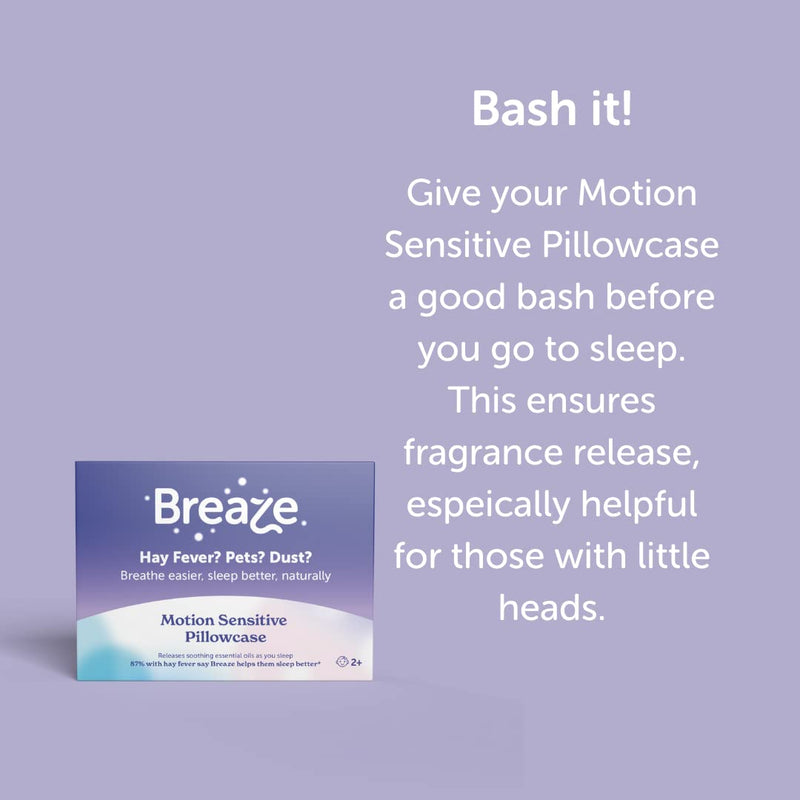 [Australia] - Breaze Natural Hay Fever Support Day and Night Kit, Vapour Oil, Barrier Balm, Pillowcase for Soothing Itchy, Stuffy Noses, Breathe Easier,1 Month Supply 