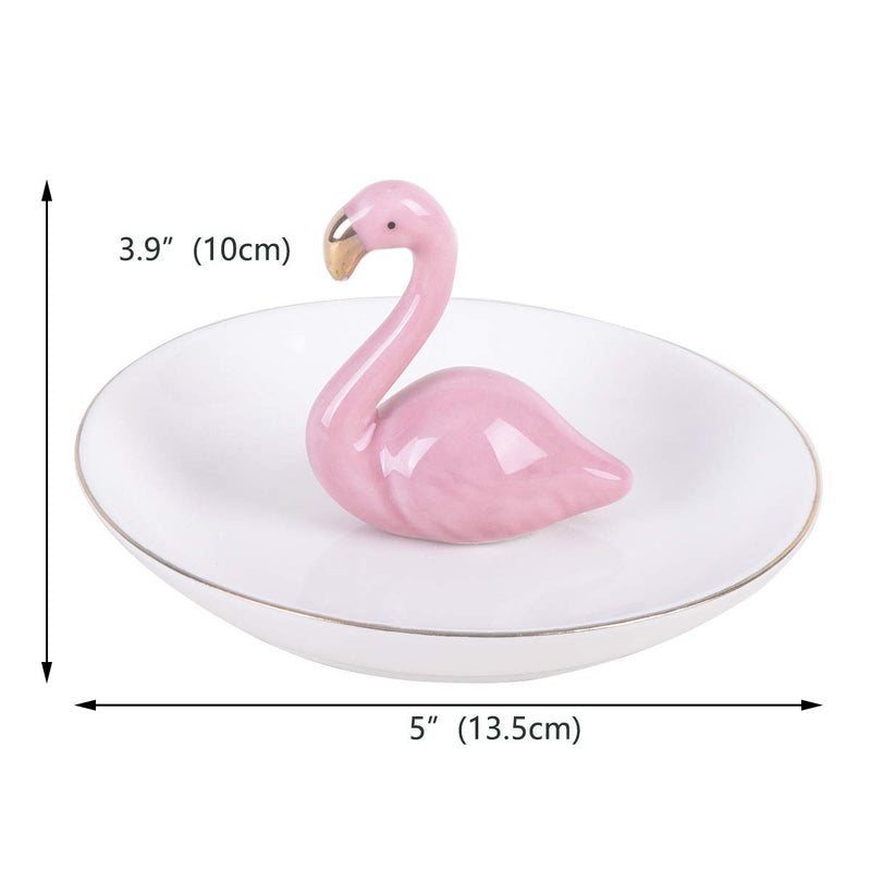 [Australia] - AUTOARK Flamingo Ring Holder Jewelry Tray,Desktop Jewelry Display Organizer,Office & Home Decor,Wedding Birthday,AJ-204 