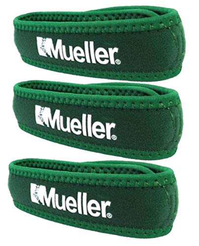 [Australia] - Mueller Sports Medicine Advanced SportCare Patella Strap, For Men and Women, Black, One Size Fits Most 