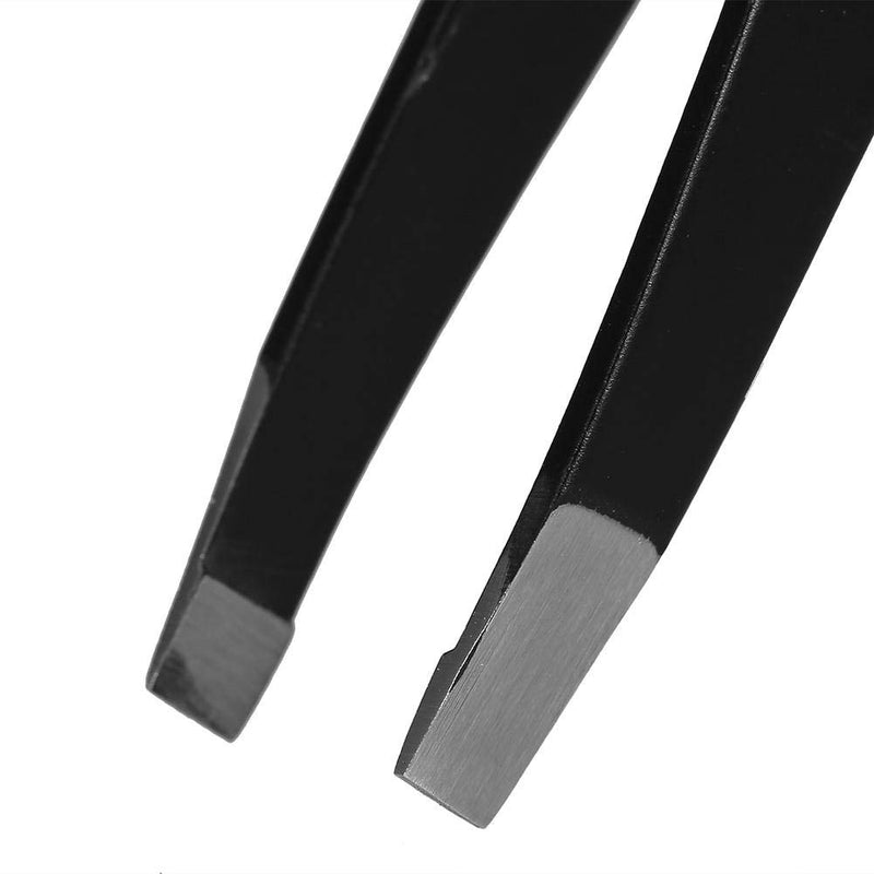 [Australia] - Slant Tweezers, Professional Stainless Steel Slant Tip Tweezer Eyebrow Tweezers, Great Precision for Facial Hair, Eyelash, Brow Shaping, and All Hair Removal 