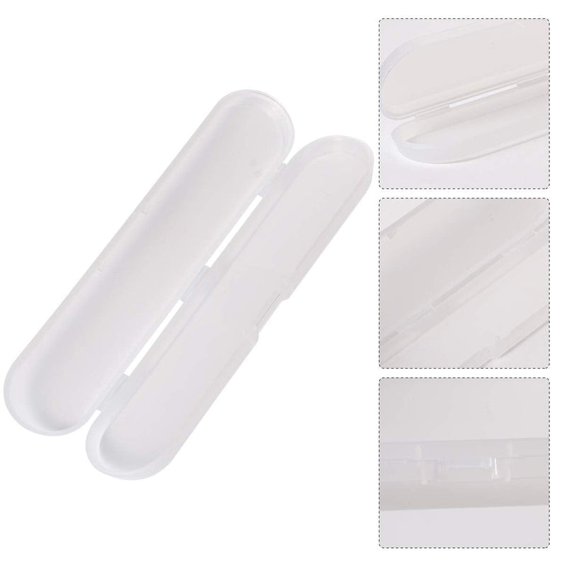 [Australia] - EXCEART 2Pcs Thermometer Case Plastic Digital Thermometer Storage Box Thermometer Containers for Baby Adult 14.5x3x1.5cm (Transparent Color) 