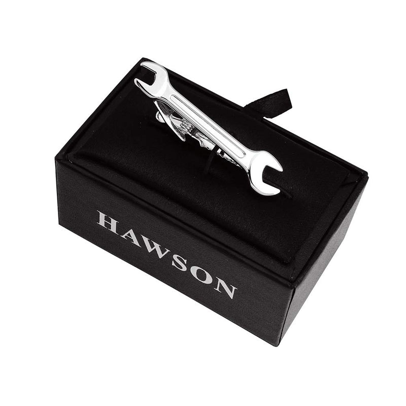 [Australia] - HAWSON 2 inch Tie Clip for Men-Novelty Tool Necktie Bar Clip,Tie Pin,Special Interesting Gift for Men wrench 