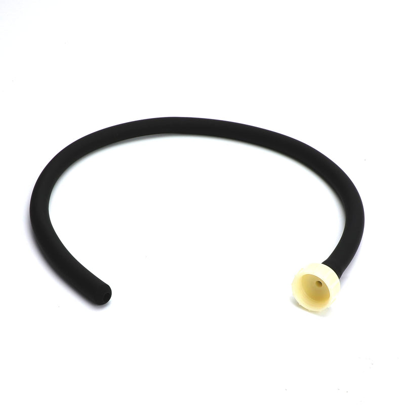 [Australia] - 20 inches Silicone Nozzle Enema Attachment Reusable Douche Black Hose Nozzle 