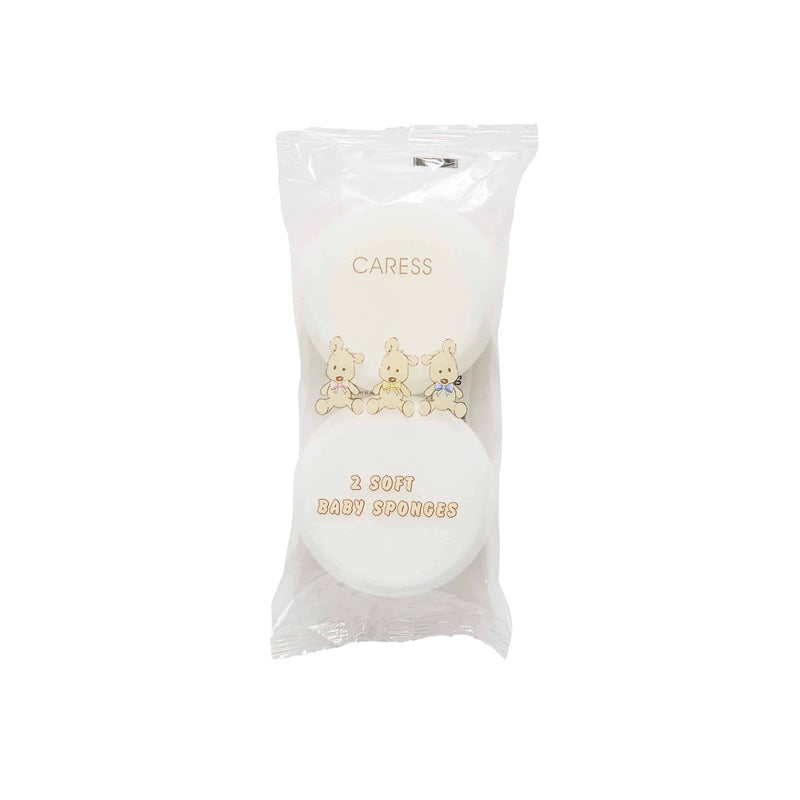 [Australia] - 6 x Baby Bath Sponge Body Puff Soft and Gentle on Newborn and Older Babies - Perfect for Sensitive Skin 