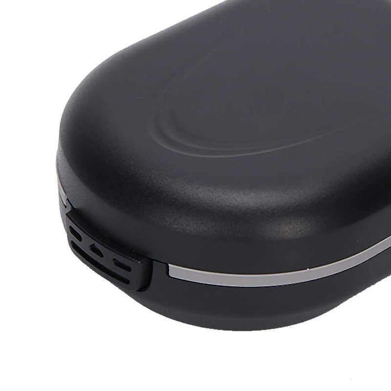 [Australia] - Semiter Summer gift Waterproof Hearing Aid Storage Case, Black Hearing Aid Case, Hearing Aid Storage Drop Resistance Store Hearing Aids for Behind?the?Ear Hearing Aid 