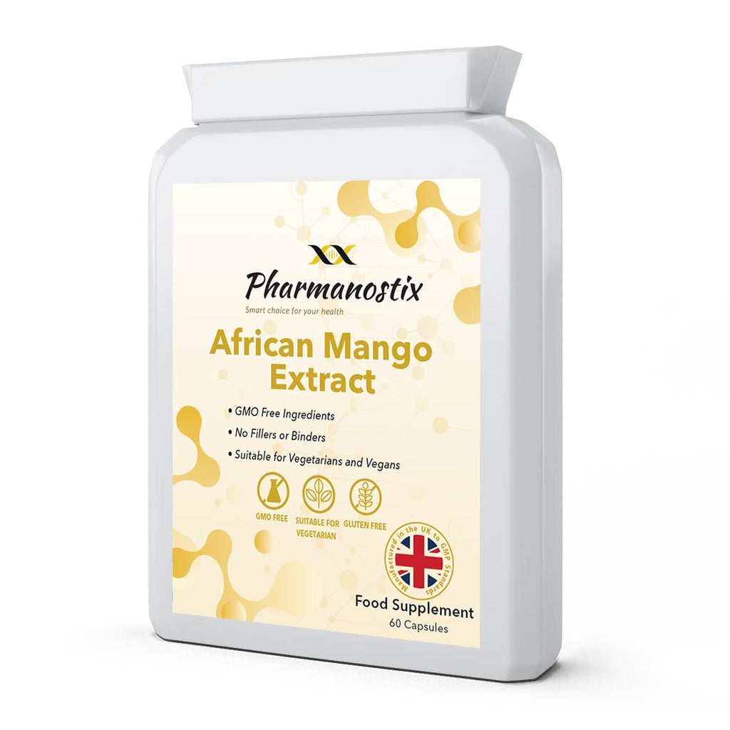 [Australia] - Pure African Mango Extract 18000mg 60 Capsules- HIGH Strength Supplement to Support Weight Loss, Healthy Digestion & Cholesterol Balance-High in Dietary Fibre Content- Vegans Friendly 