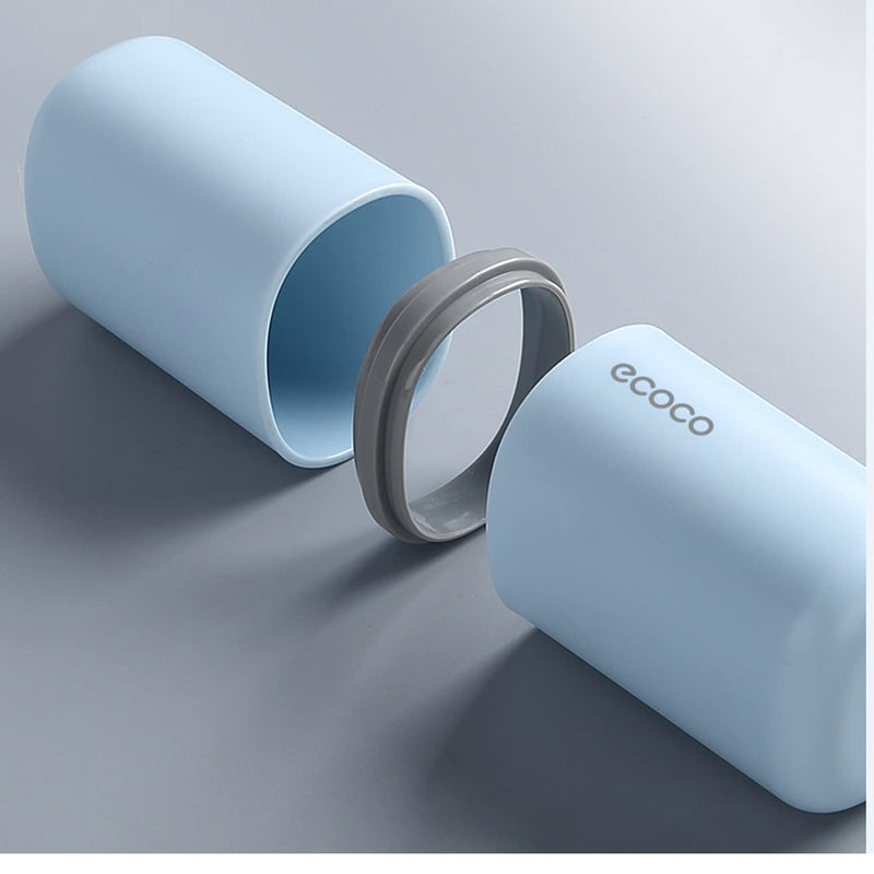 [Australia] - Meiyijia Travel Toothbrush Holder, Toothpaste Holder, Portable, Dustproof, Antibacterial, Toothbrush Case for Travel, Family, Camping, School Blue/1 