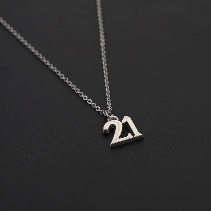 [Australia] - CHOORO Birthday Gifts for Her Birthday Necklace Number Necklace for Birthday 13th 16th 21st Gift 21st necklace 