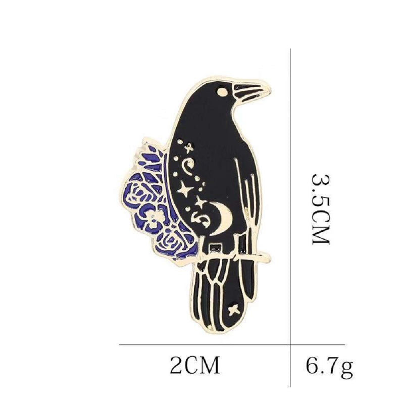 [Australia] - Magi gift Crow Enamel pin 