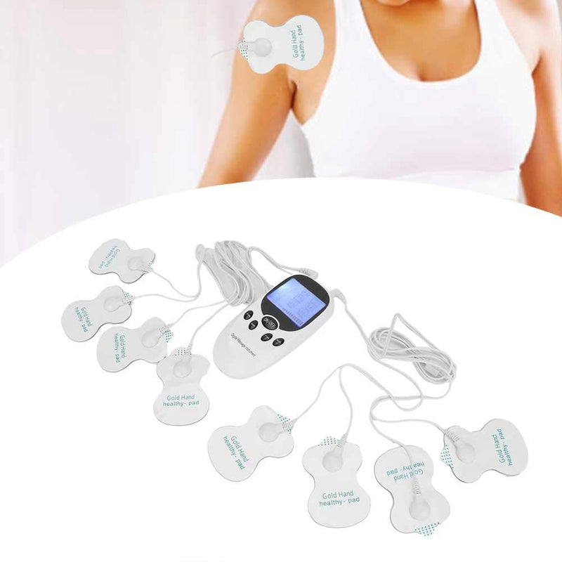 [Australia] - Dual Channel TENS Unit Muscle Stimulator Machine for Pain Relief, Digital Electronic Muscle Stimulator with 6 Massage Modes and 8 Pads Replacement, Tens Massager for Back, Neck, Muscle and Joint Pain 