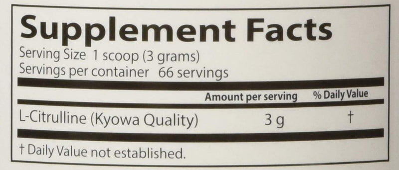 [Australia] - Doctor's Best L-Citrulline, Non-GMO, Vegan, Gluten Free, Soy Free, 200g 