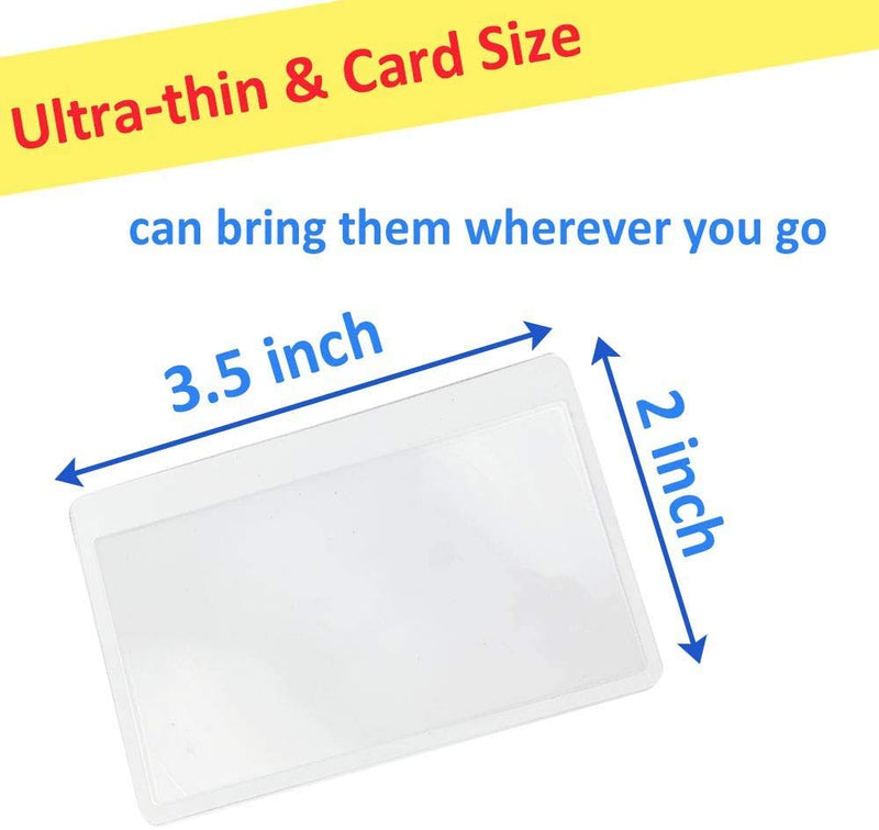 [Australia] - MAGDEPO 4X Acrylic Dome Magnifier 2.5 inch Crystal Clear Paperweight with Card Size Magnifying Sheet for Blueprints, Maps, Newspapers, Hobbies, etc. 