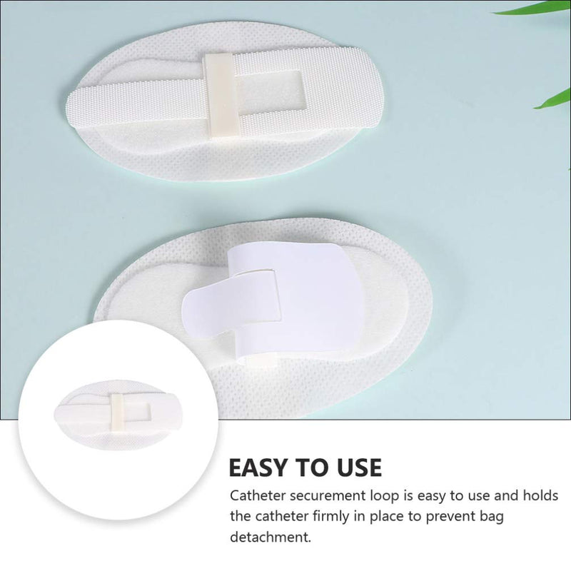[Australia] - EXCEART Catheter Tube Holder 6Pcs Catheter Tube Fixing Tape Urine Drainage Catheter Stabilization Device Catheter Legband Holder Stickers 