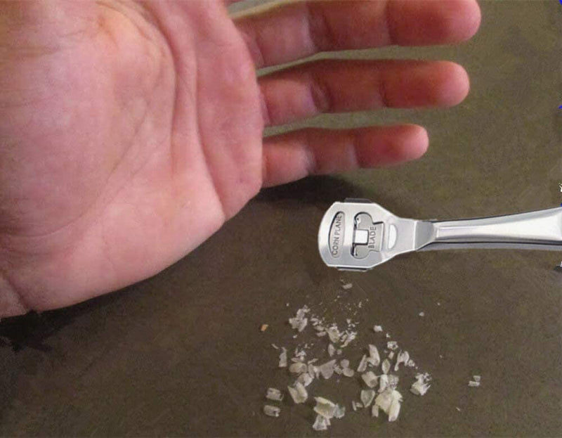 [Australia] - Hand Callus Remover, Palm Finger Thumb Callus Shaver Titania with 10 Blades for Removing Hard, Cracked, Dry Skin 
