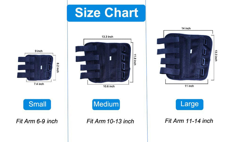 [Australia] - Adult Kid Elbow Brace Splint Cubital Tunnel Syndrome Adjustable Elbow Support Brace Fracture Immobilizer Protector Tennis Arm Stabilizer Night Sleep Elbow Arthritis Tendonitis Pain Relief Splint Wrap Medium, Fit Arm 10-13 inch 