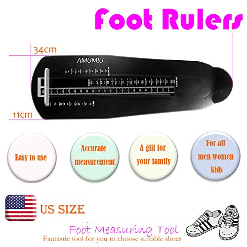 [Australia] - AMUMIU Shoe Measuring Devices,For Kids Infants Mens Womens Adults,Feet Measurement,Children Shoes Ruler,Baby Shoe Sizer 